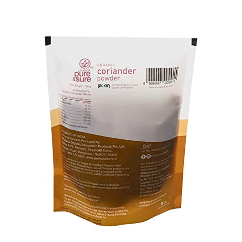 Pure & Sure Organic Coriander Powder